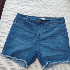 Just Be Classic Blue Jean Shorts